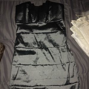 Sweetheart Bandage Silver Dress